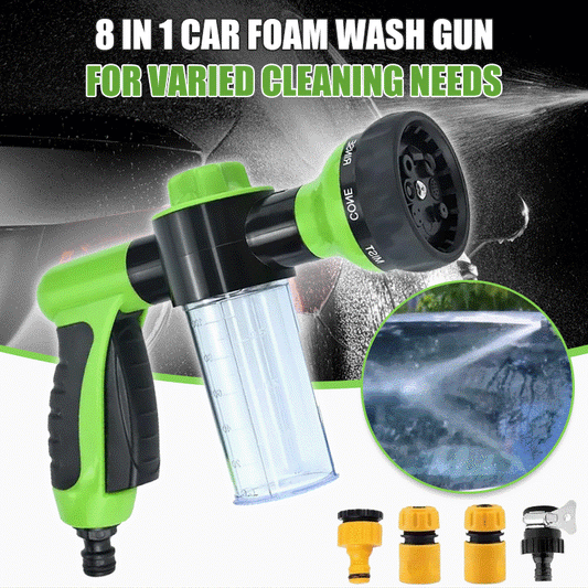HydroFlexPro™ 8 in 1 Pressure Hose Spray Gun