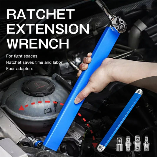 Ratchet extension wrench